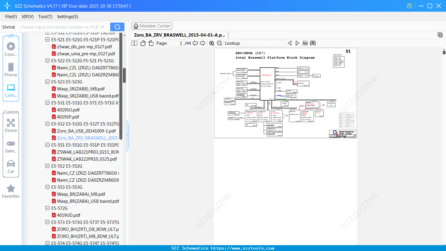 Laptop ACER Zoro_BA_ZRV_BRASWELL_2015-04-01-A